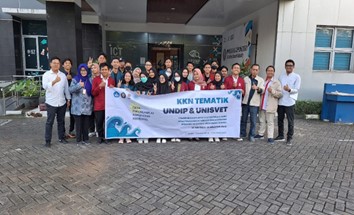 Kegiatan KKN Tematik Bersama antara Universitas Ivet dan Universitas Diponegoro 