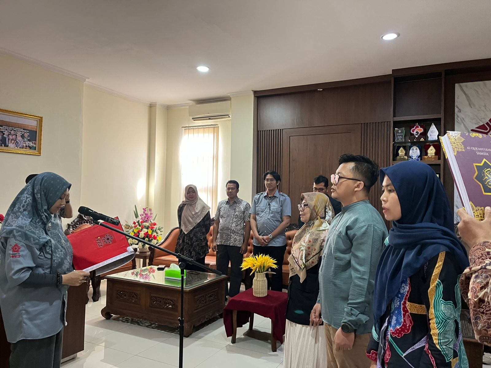 REKTOR UNISVET Melantik Tiga Pejabat Baru
